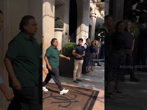 82 Billion Dollar Net Worth Mukesh Ambani Simplicity At Paris , Paris Olympics 2024 #shorts #fashion