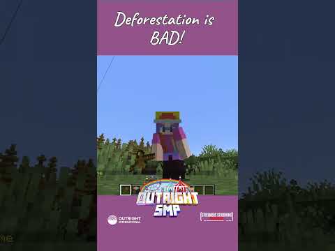 Are we ECO-HOOLIGANS? #outright #SMP #minecraft #shortsvideo  #shorts