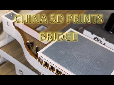 1:200 Titanic Add on Review 5 - China 3D Printed Bridge and Deck Bits
