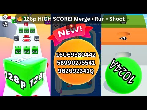 Ball Run 2048 vs Jelly Run 2048 vs Bounce Merge 3D 128p vs 1024A vs 1606938...Q | High Score Games