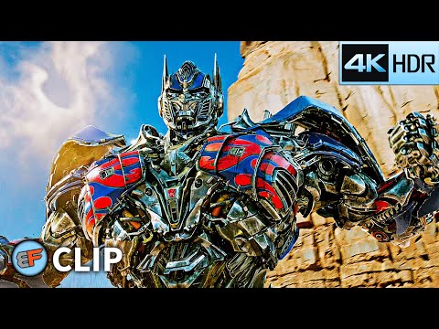 Optimus Prime & Autobots Reunite Scene | Transformers Age of Extinction 2014 IMAX 4K HDR Movie Clip