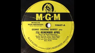 George Shearing Quintet – I&#39;ll Remember April + Jumping With Symphony Sid