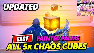*UPDATED* How to FIND and COLLECT ALL Chaos Cubes in Painted Palms - Fortnite Season 2 Quest