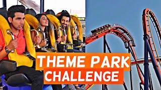 Theme Park Challenge  Rimorav Vlogs