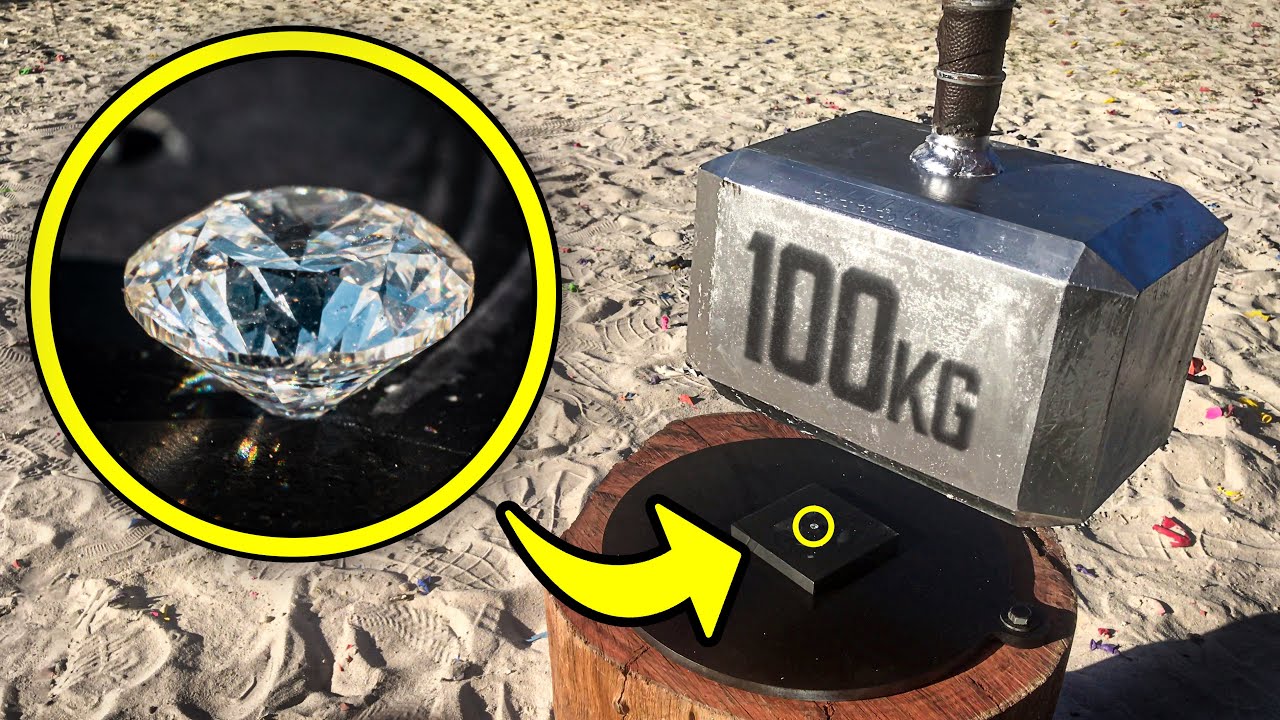 Can THOR’S HAMMER Smash a DIAMOND?