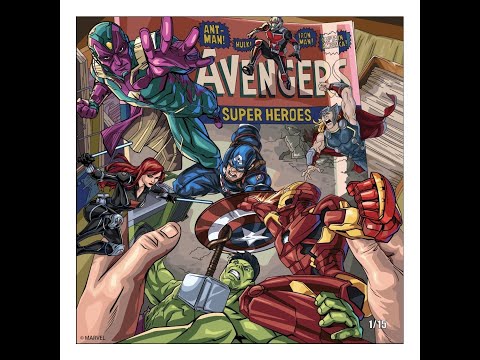 Avengers marvel Coloring page superheroes