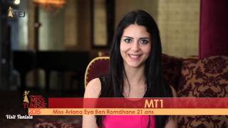 Eya Ben Romdhane Miss Tunisie 2015 contestant introduction