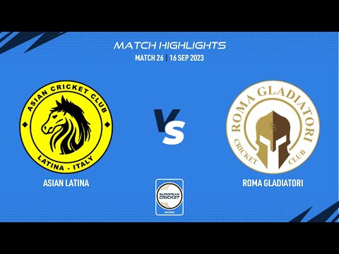 Match 26 - ASL vs RGL | Highlights | ECS Italy, Rome | 16 Sep 2023 | ECS23.855