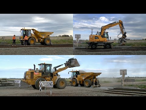 TENEX Rail Hi-Rails At Gheringhap (17/9/2021) - PoathTV Australian Trains & Railways
