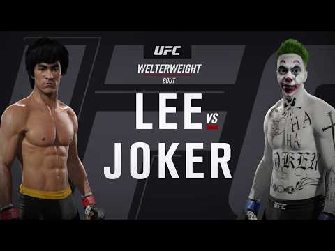 Bruce Lee vs. Crazy JOKER (EA Sports UFC 2)