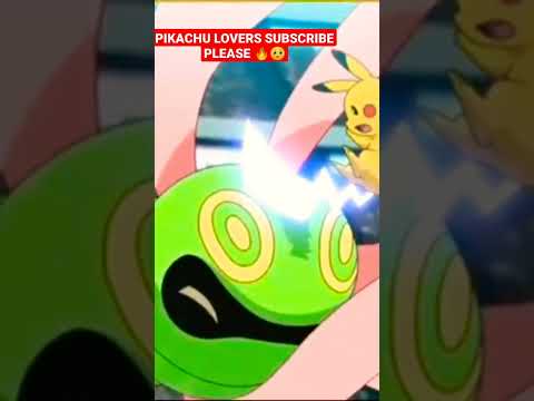 pikachu iron tail defeted cradily Pokemon Ash vs Steven part 3 #shorts #shortfeed #pokemon #pikachu