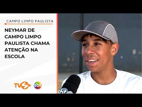 Neymar de Campo Limpo Paulista chama atenção na escola | TVS+ SBT
