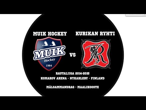 Muik Hockey - Kurikan Ryhti : Målsammandrag/Maalikooste 30.11.2014