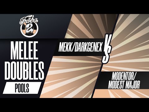 Mekk/DarkGenex vs. Modentor/Modest Major - Melee Doubles Pools - Fete 2