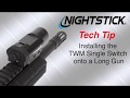 How to install TWM Weapon Light Single Switch onto a long gun
