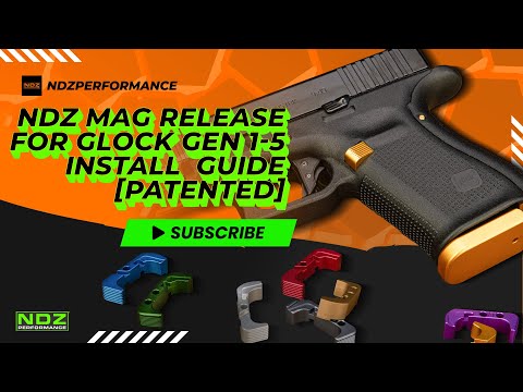 NDZ Mag Release Installation | Glock Gen 1-5 | Easy DIY Upgrade for Slim & Standard Models