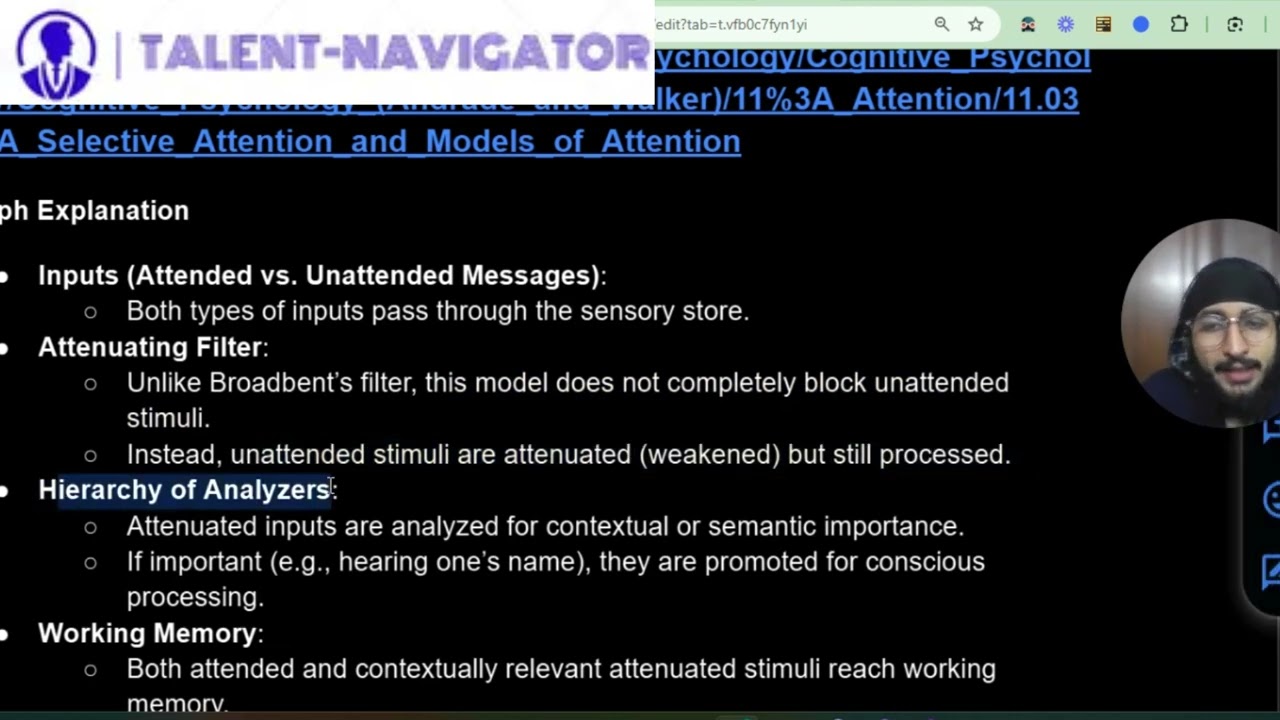 Understanding Attention Models: A Simple Guide to the Broadbent, Treisman, and Deutsch Models