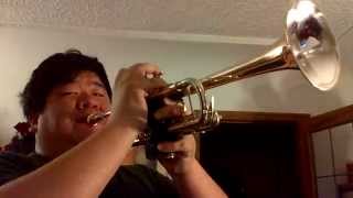 Video thumbnail for Bach-Stradivarius Chicago C trumpet 6 (Blueberry Hill). by piccolomaster