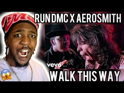 FIRST TIME HEARING RUN DMC - Walk This Way (Official HD Video) ft. Aerosmith (REACTION)