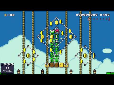 3-2 Cinnamon Cinderwood ⚡️ by Kyevmu ⚡️ Super Mario Maker Raw Gameplay