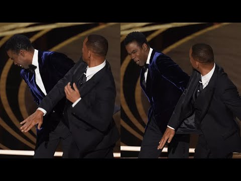 Will Smith le da una bofetada a Chris Rock por una broma sobre su mujer