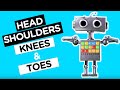 Head Shoulders Knees And Toes Kids Music With Motions