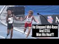 Kid Stops Mid Race And Still Comes Back To Win 800m At AAU Junior Olympics 2023