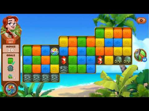Lost Island Blast Adventure Level 587 - No Boosters