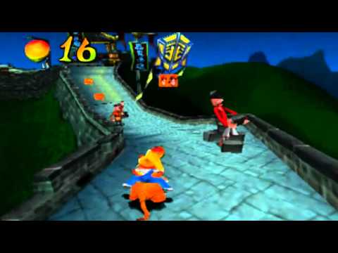 Let's Play Crash Bandicoot 3 Warped 105% Pt. 12: Midnight Run [Crystal, Grey Gem]
