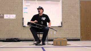 Blind Joe Performs at Ed Clapp Elementary