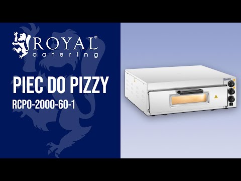 Video - Piec do pizzy - jednokomorowy - pizza 60 cm