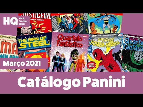 Clássicos no Catálogo da Panini | Março de 2021
