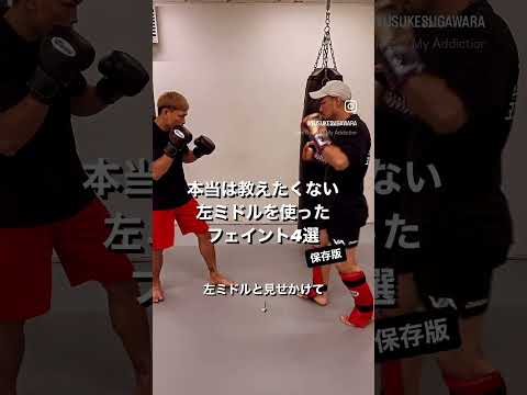 本当は教えたくない左ミドル【スイッチ】を使ったフェイント4選