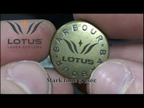 Lotus laser systems umeta laser marking barbour metal button...