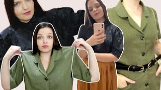 AJUSTANDO ROUPAS DE BRECHÓ - como apertar roupa e ajusta-las para o seu tamanho