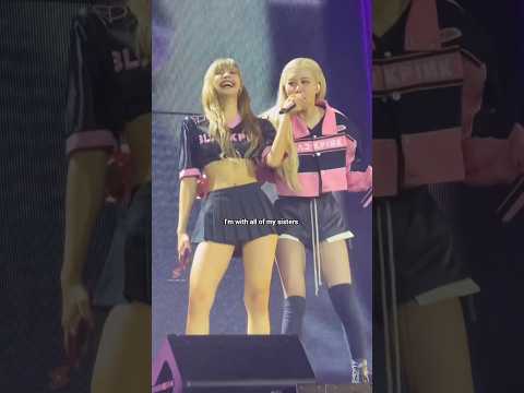 Rosé rapping Lisa part ( Jump ) 🤧 #rose #lisa #blackpink #shorts