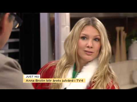 Anna Brolin blir årets julvärd i TV4 - Nyhetsmorgon (TV4)