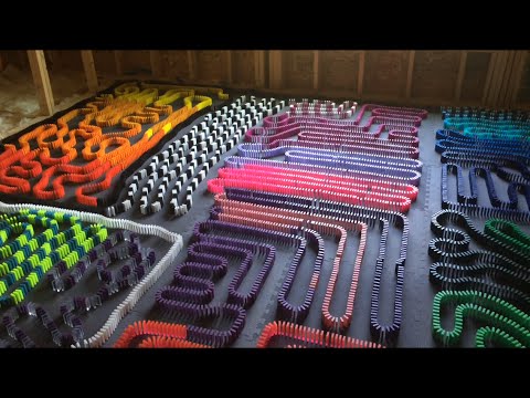 (Old) WORLD RECORD! Longest Domino Line