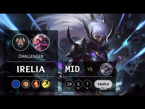 Irelia Mid vs Kassadin - EUW Challenger Patch 9.15