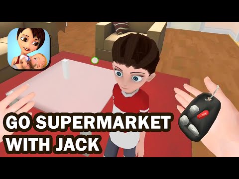 Mother Life Simulator Game #8 | Go to Supermarket with Jack
