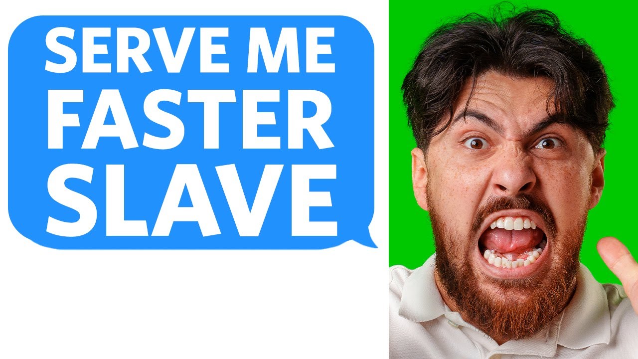 Psycho-Customer seats himself, INSULTS ME, and DEMANDS I SERVE HIM FIRST... so I KICKED HIM OUT