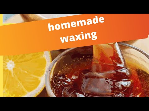 Discover how to make homemade wax with only three ingredients.epilation, skin#Shorts