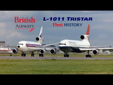 British Airways Lockheed L-1011 TriStar Fleet History (1974-1991)