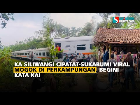 KA Siliwangi Cipatat-Sukabumi Viral Mogok di Perkampungan, Begini Kata KAI