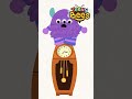 🕒Huge Monster Climbs the Clock! @TEENYBEES🐝 #HickoryDickoryDock #Shorts