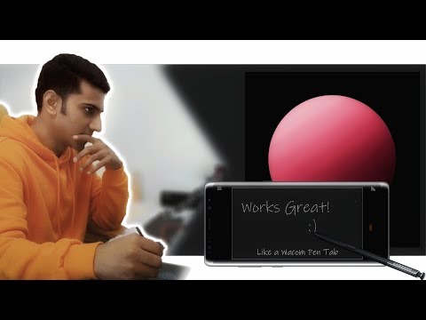 Use your Galaxy Note 8/ Note 9 LIKE a Graphic Tablet...