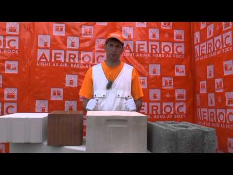 Dažādu ārsienu bloku salīdzīnājums - keramzīta, māla keramiskie, gāzbetons, AEROC bloks