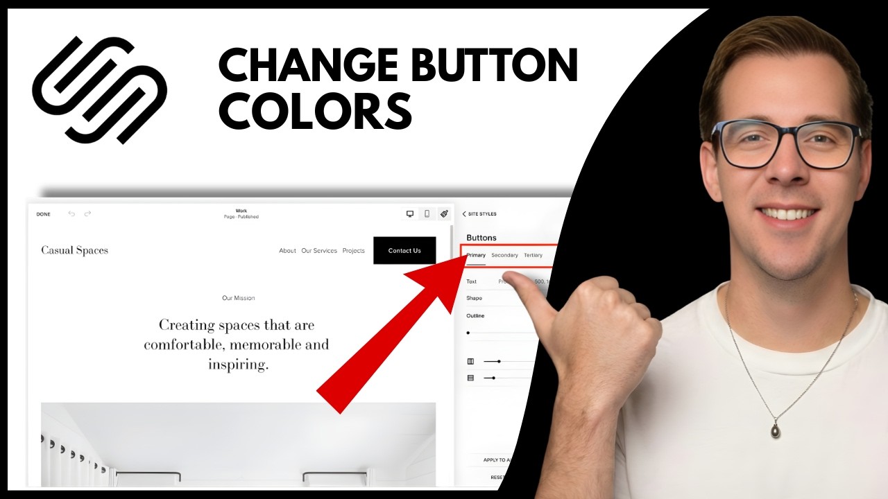 How To Change The Colours Of Buttons On Squarespace (Step By Step)