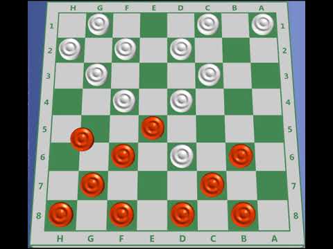 Jogo de Damas - Golpe das Negras na Abertura Cruz 07