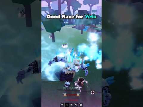 Best Race for Yeti in Blox Fruits! 😱😈 #bloxfruits